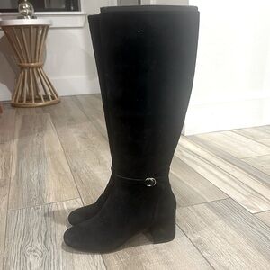 Cole Haan Black Heeled Boots